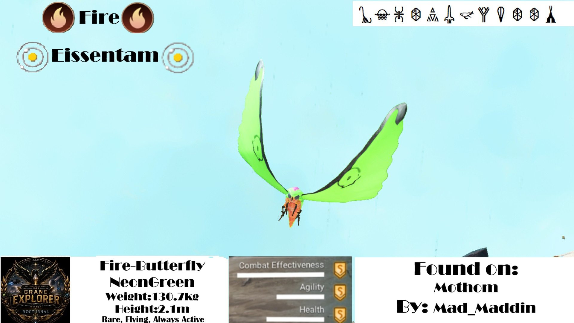 Fire-Butterfly NeonGreen